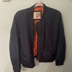 Navy Bomber Jacket